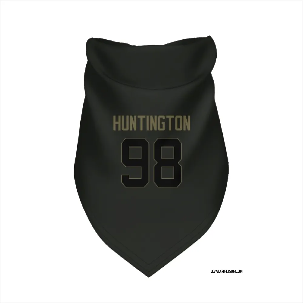 Cleveland Browns Adin Huntington Black Service Pet Bandana for Dog & Cat