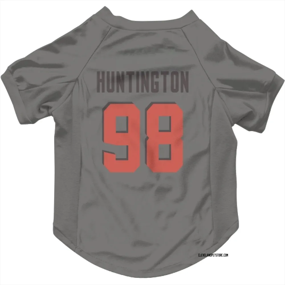 Cleveland Browns Adin Huntington Gray Pet Jersey for Dog & Cat