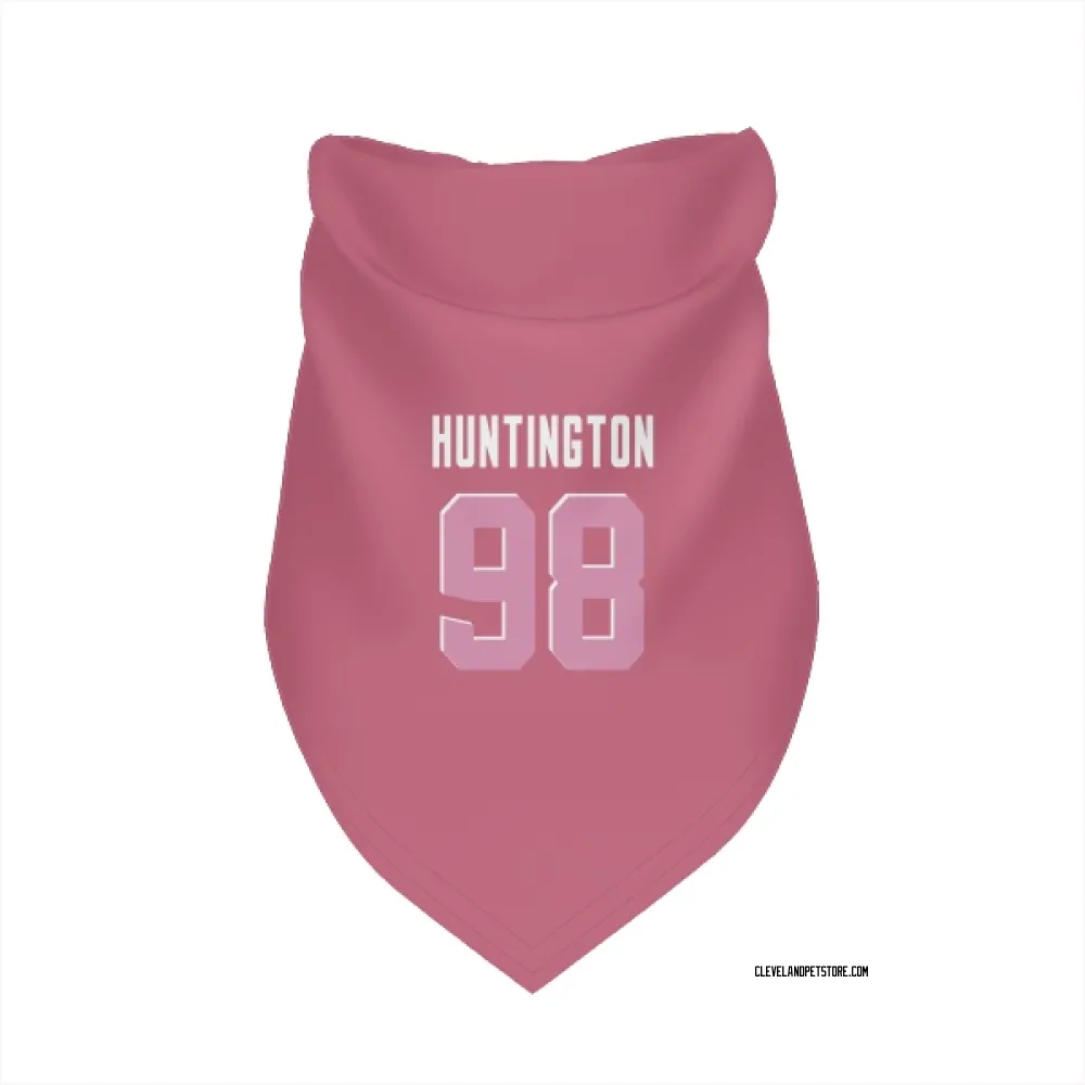 Cleveland Browns Adin Huntington Pink Pet Bandana for Dog & Cat