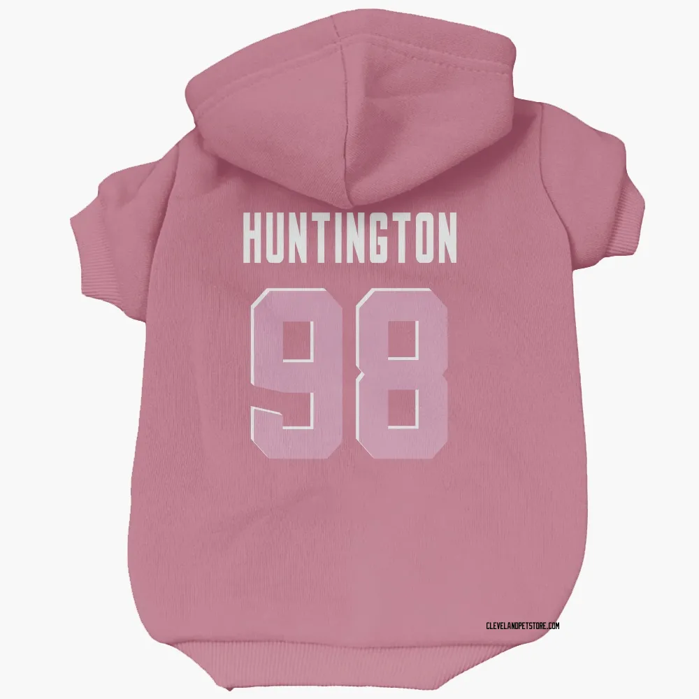 Cleveland Browns Adin Huntington Pink Pet Hoodie for Dog & Cat