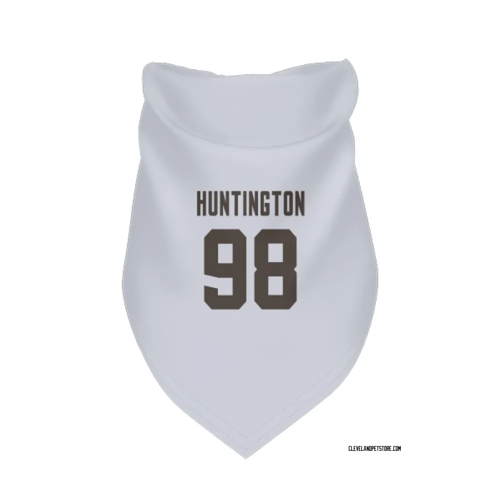 Cleveland Browns Adin Huntington White Pet Bandana for Dog & Cat