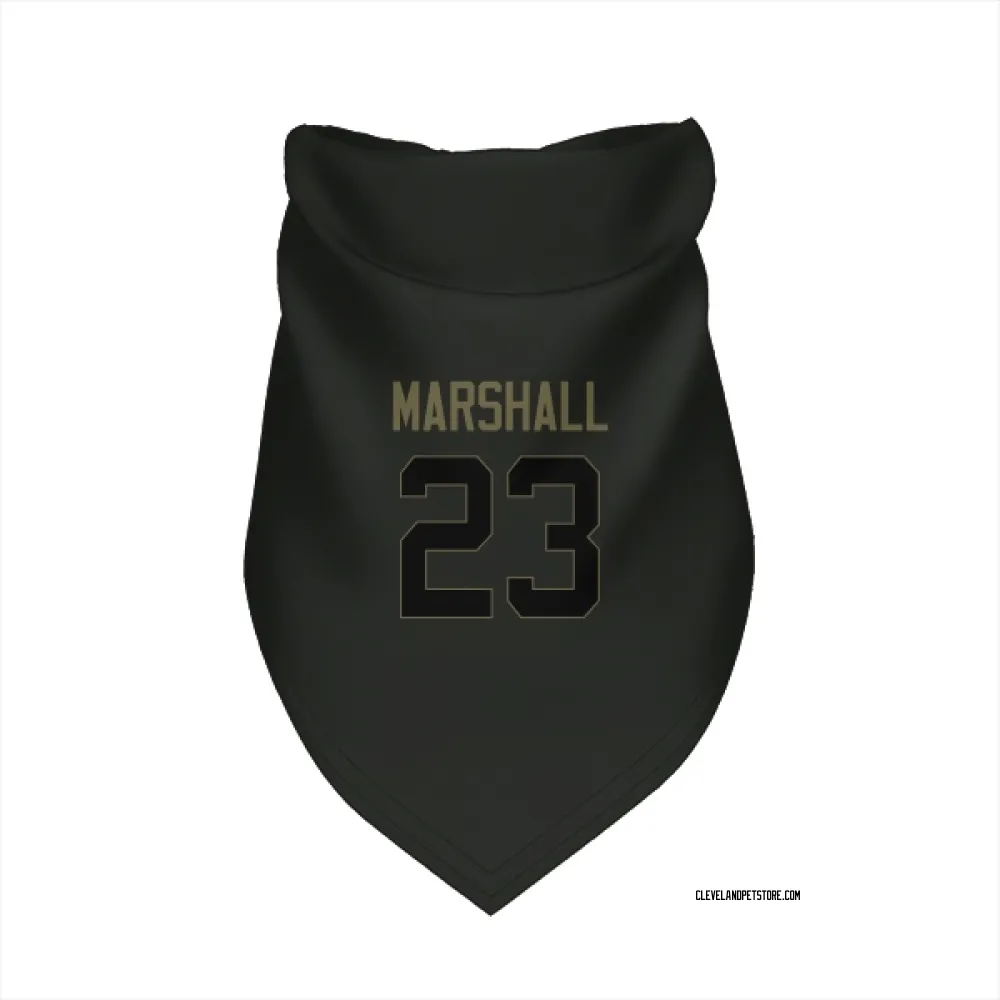 Cleveland Browns Ahmani Marshall Black Service Pet Bandana for Dog & Cat
