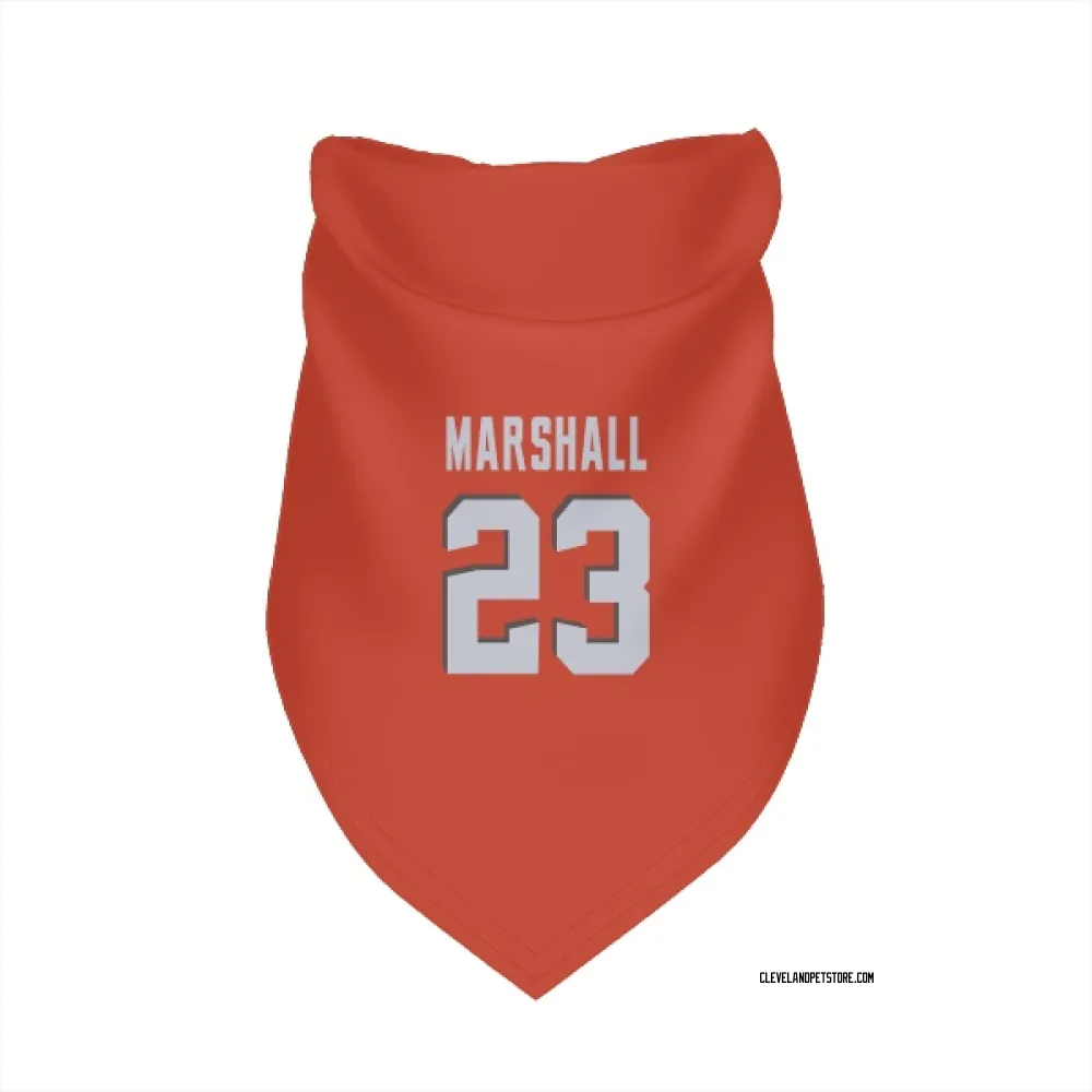 Cleveland Browns Ahmani Marshall Orange Pet Bandana for Dog & Cat