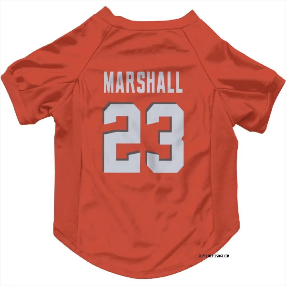Cleveland Browns Ahmani Marshall Orange Pet Jersey for Dog & Cat