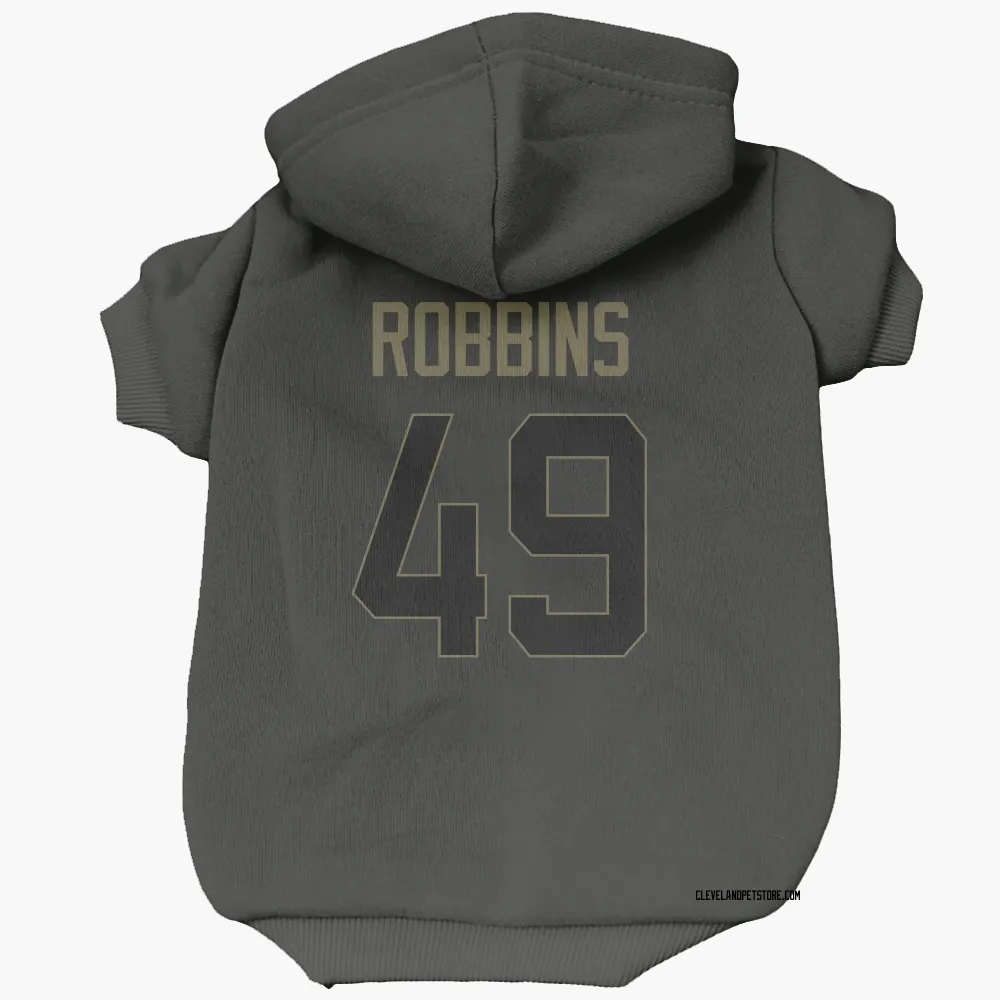 Cleveland Browns Aidan Robbins Black Service Pet Hoodie for Dog & Cat