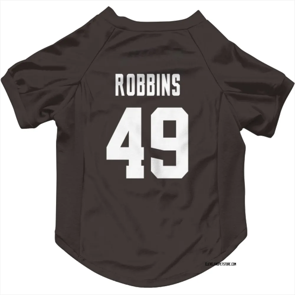 Cleveland Browns Aidan Robbins Brown Pet Jersey for Dog & Cat