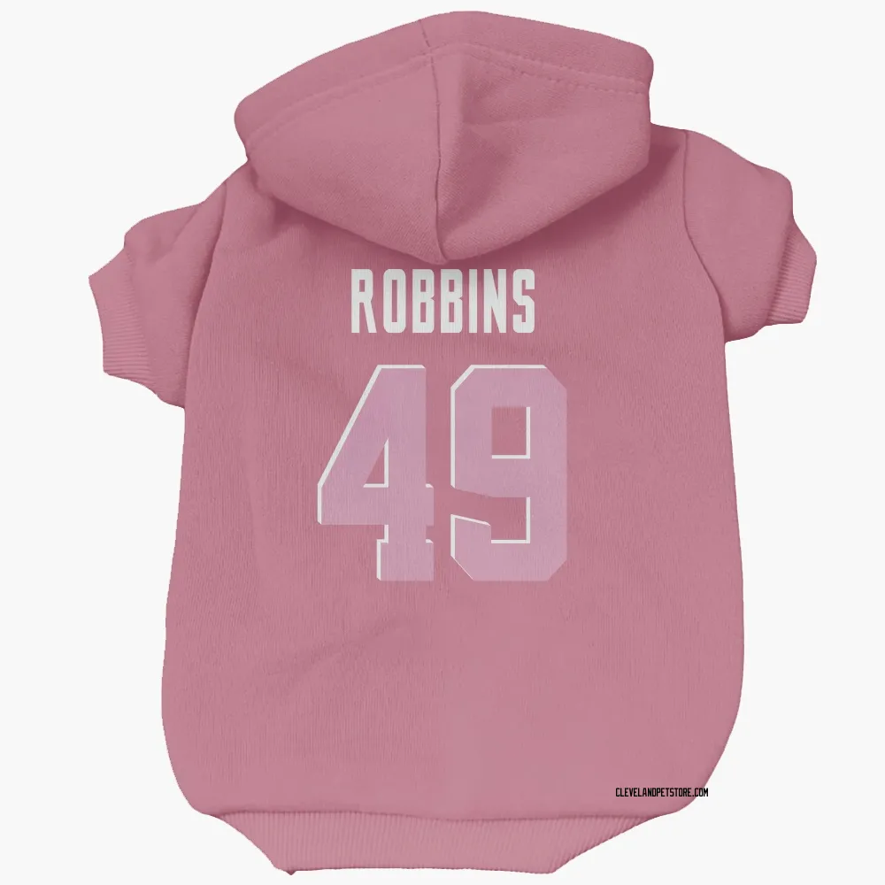 Cleveland Browns Aidan Robbins Pink Pet Hoodie for Dog & Cat