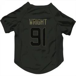 Cleveland Browns Alex Wright Black Service Pet Jersey for Dog & Cat