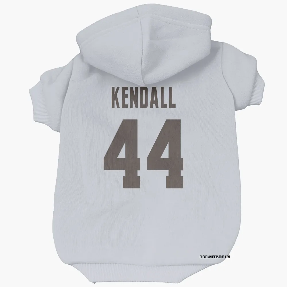 Cleveland Browns Anthony Kendall White Pet Hoodie for Dog & Cat