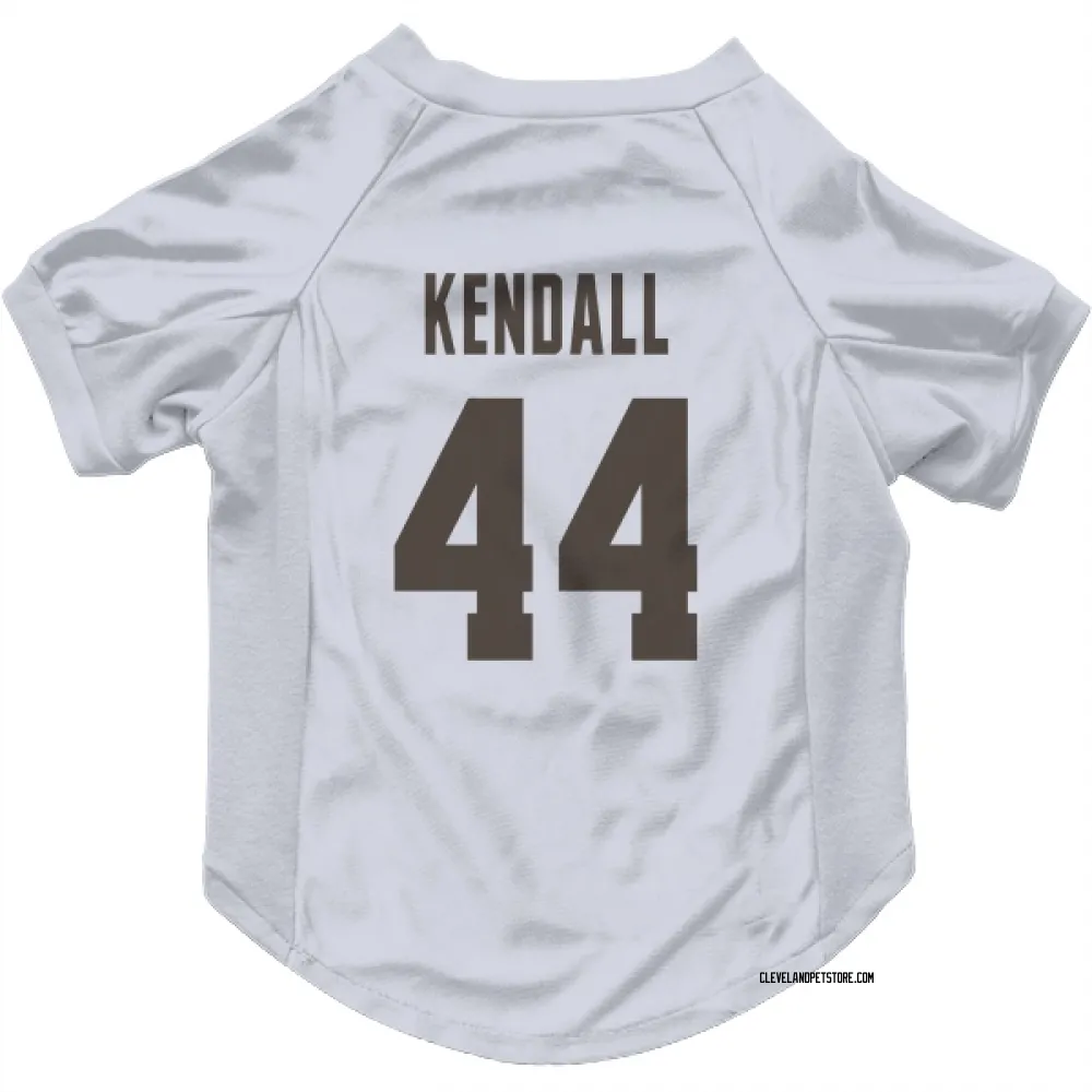 Cleveland Browns Anthony Kendall White Pet Jersey for Dog & Cat