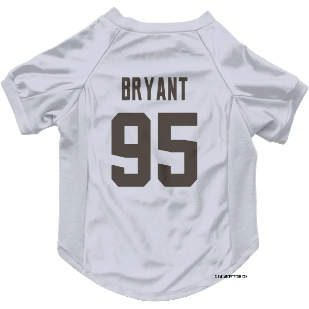 Cleveland Browns Armonty Bryant White Pet Jersey for Dog & Cat