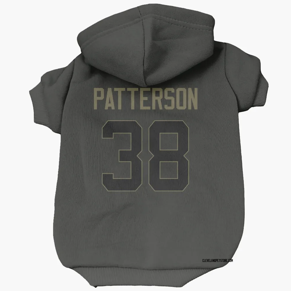 Cleveland Browns Ben Patterson Black Service Pet Hoodie for Dog & Cat