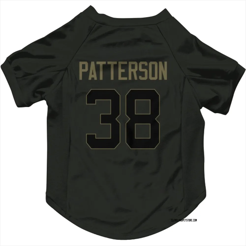 Cleveland Browns Ben Patterson Black Service Pet Jersey for Dog & Cat