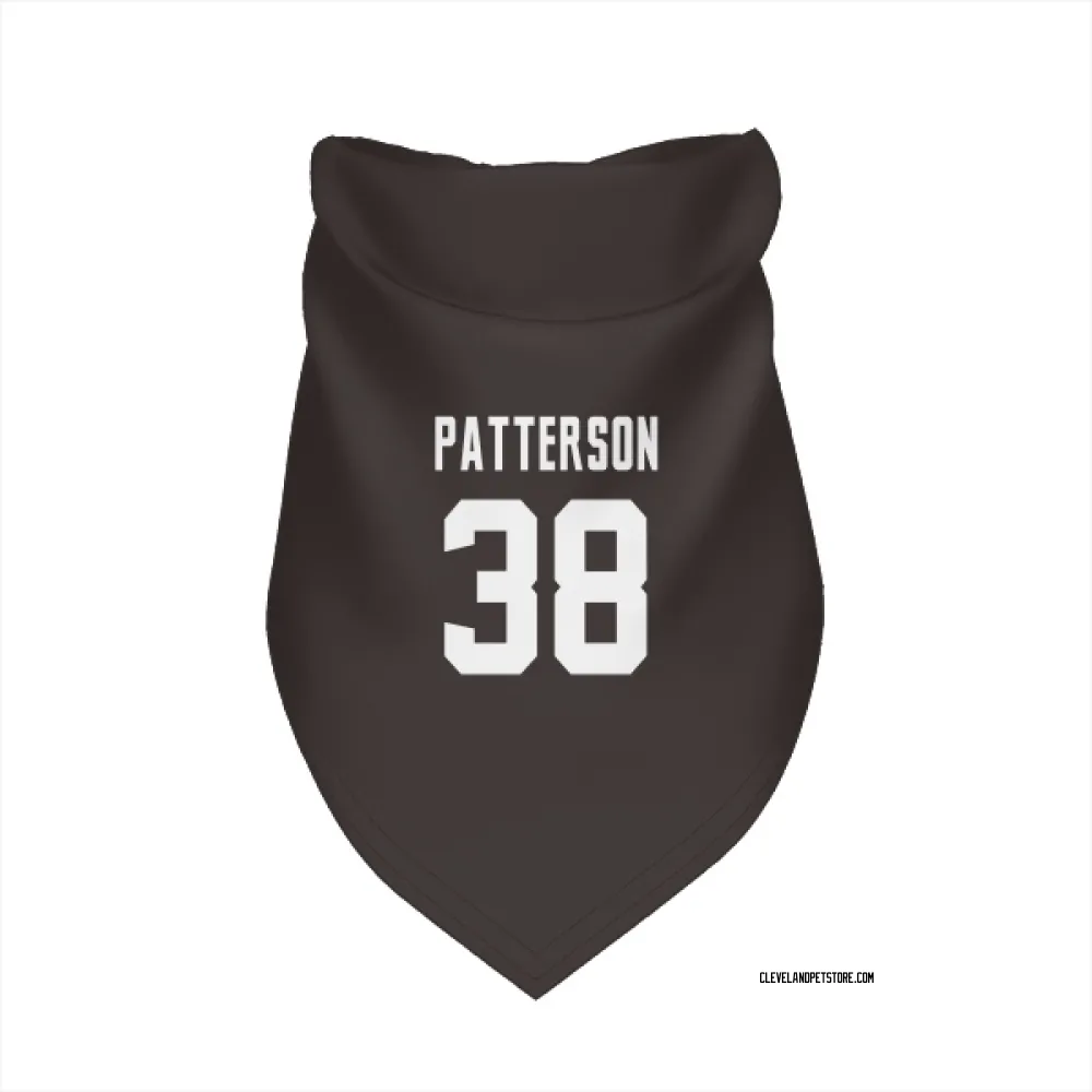 Cleveland Browns Ben Patterson Brown Pet Bandana for Dog & Cat