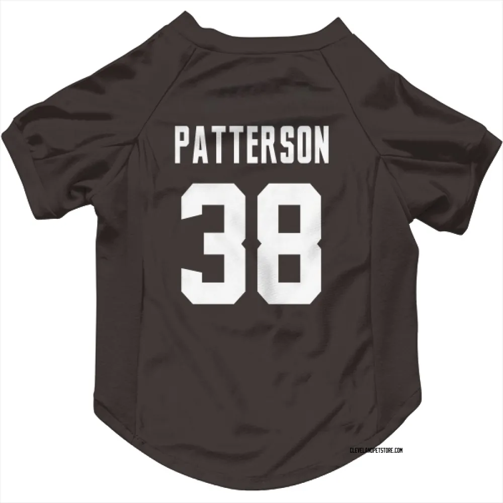 Cleveland Browns Ben Patterson Brown Pet Jersey for Dog & Cat