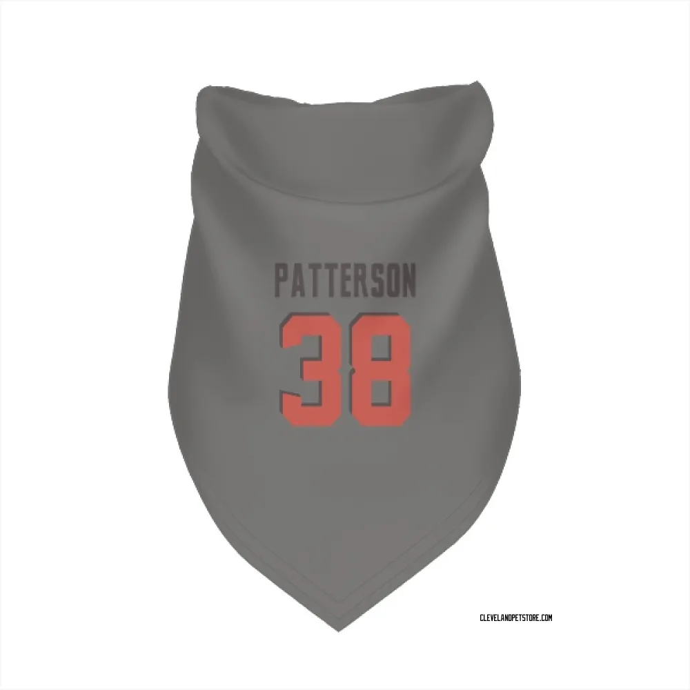 Cleveland Browns Ben Patterson Gray Pet Bandana for Dog & Cat