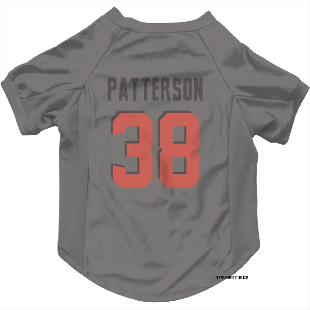 Cleveland Browns Ben Patterson Gray Pet Jersey for Dog & Cat