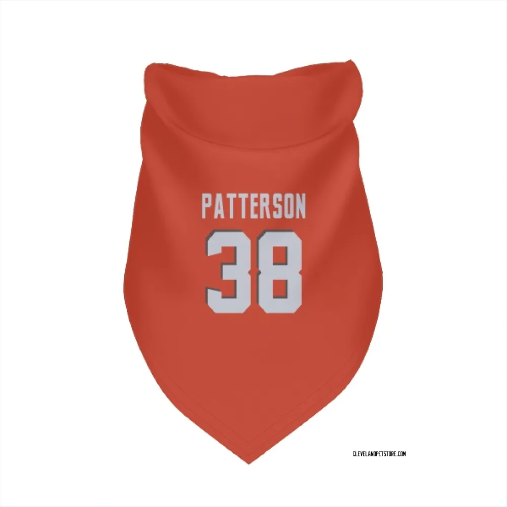 Cleveland Browns Ben Patterson Orange Pet Bandana for Dog & Cat