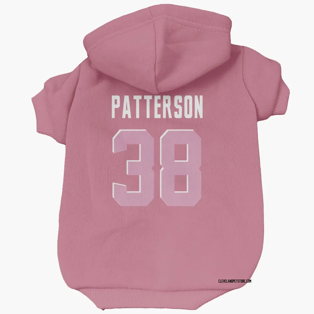 Cleveland Browns Ben Patterson Pink Pet Hoodie for Dog & Cat