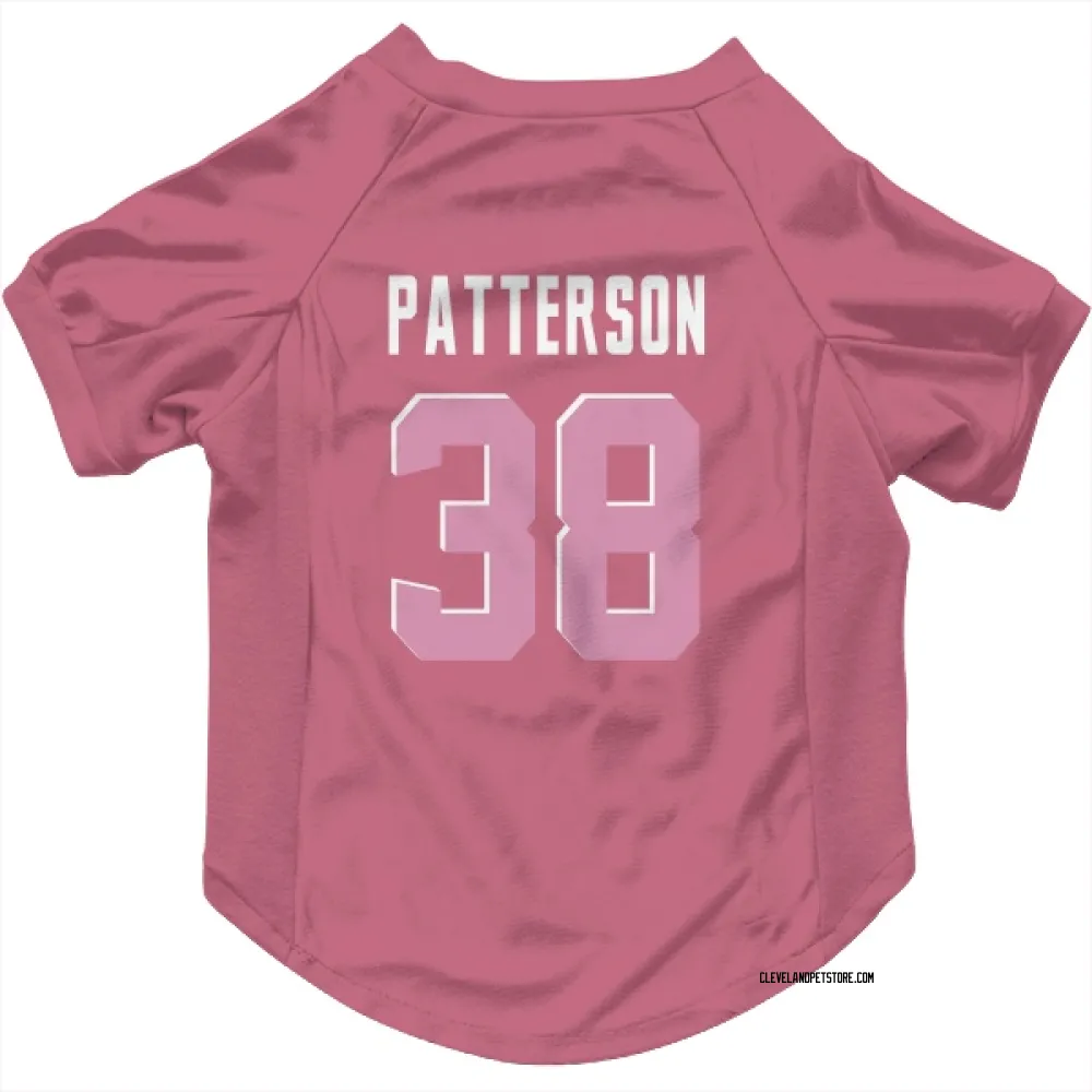 Cleveland Browns Ben Patterson Pink Pet Jersey for Dog & Cat