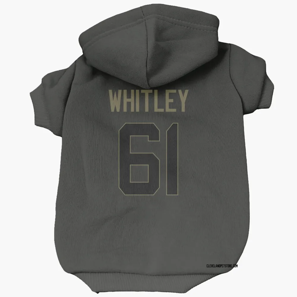 Cleveland Browns Benton Whitley Black Service Pet Hoodie for Dog & Cat