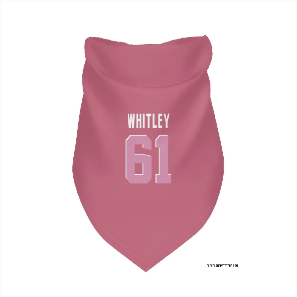 Cleveland Browns Benton Whitley Pink Pet Bandana for Dog & Cat