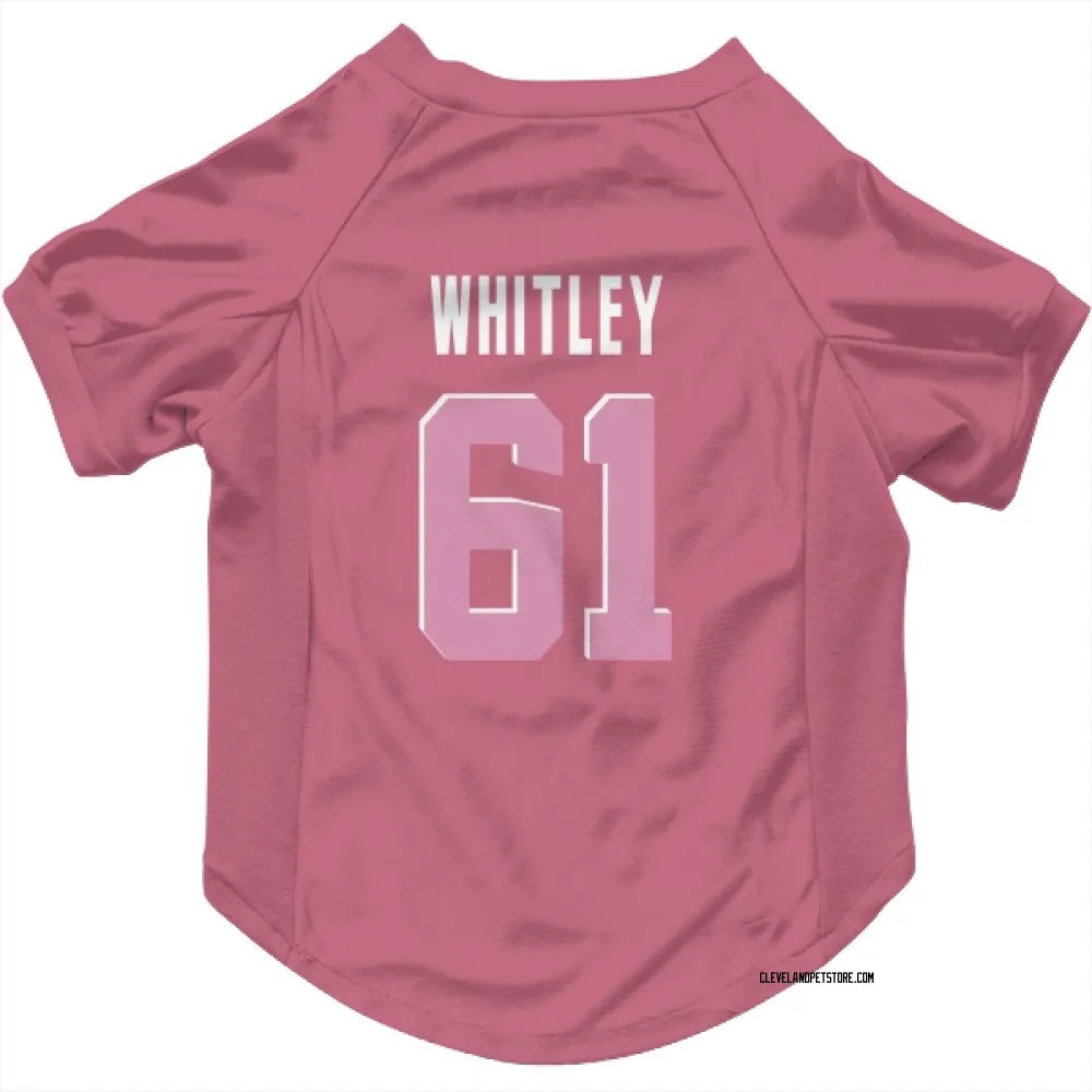 Cleveland Browns Benton Whitley Pink Pet Jersey for Dog & Cat