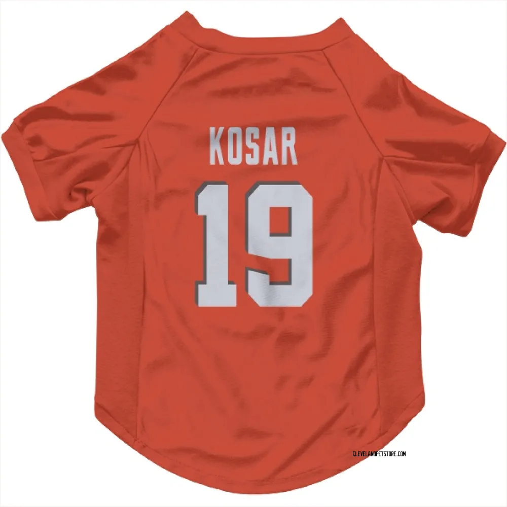 Cleveland Browns Bernie Kosar Orange Pet Jersey for Dog & Cat