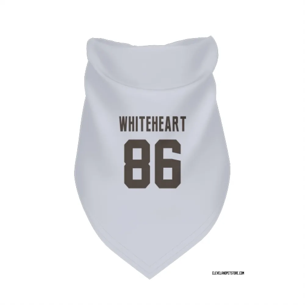 Cleveland Browns Blake Whiteheart White Pet Bandana for Dog & Cat