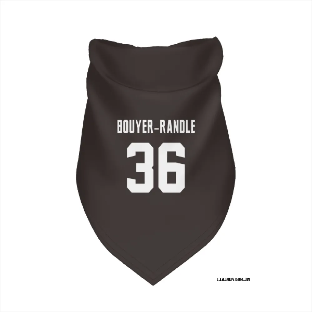 Cleveland Browns Brandon Bouyer-Randle Brown Pet Bandana for Dog & Cat