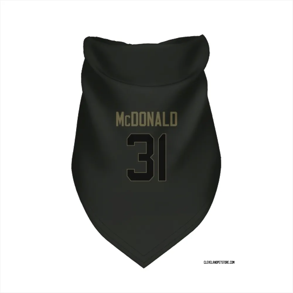 Cleveland Browns Cade McDonald Black Service Pet Bandana for Dog & Cat