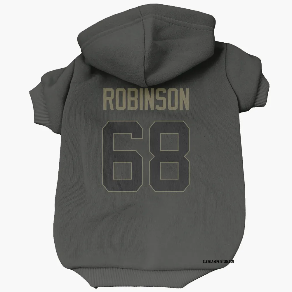 Cleveland Browns Cam Robinson Black Service Pet Hoodie for Dog & Cat