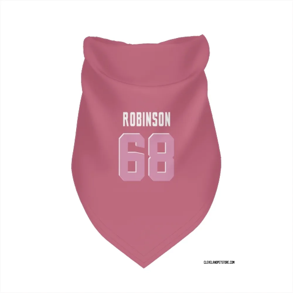 Cleveland Browns Cam Robinson Pink Pet Bandana for Dog & Cat