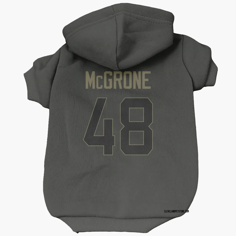 Cleveland Browns Cameron McGrone Black Service Pet Hoodie for Dog & Cat