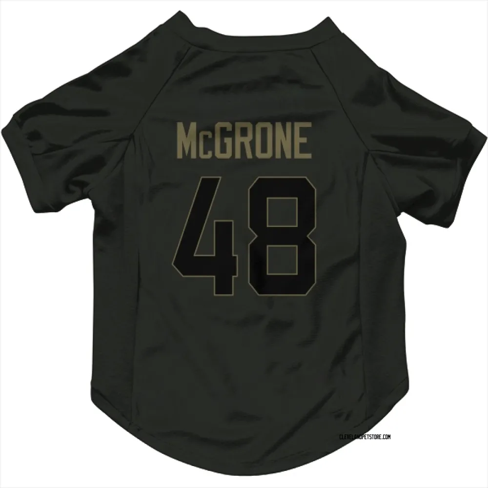 Cleveland Browns Cameron McGrone Black Service Pet Jersey for Dog & Cat