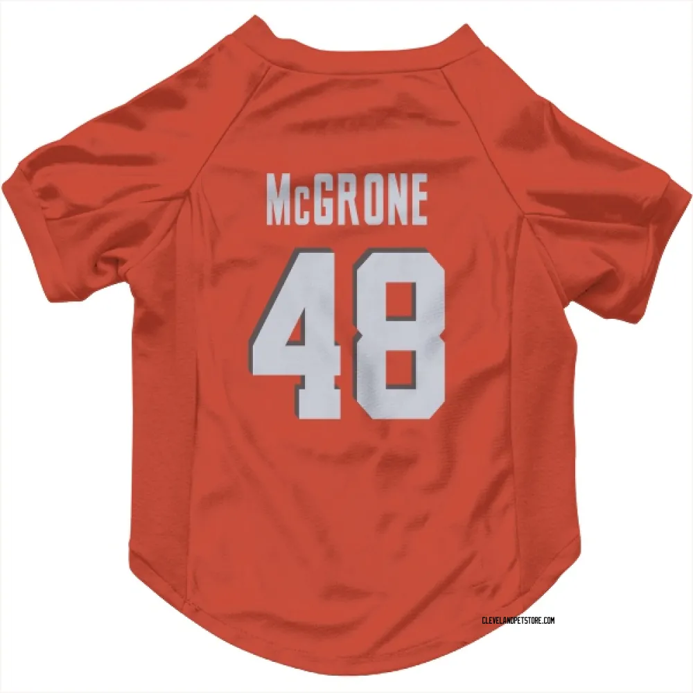 Cleveland Browns Cameron McGrone Orange Pet Jersey for Dog & Cat