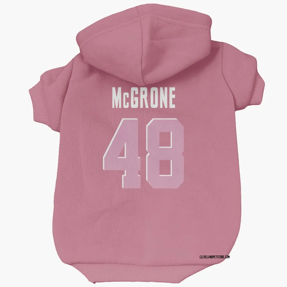 Cleveland Browns Cameron McGrone Pink Pet Hoodie for Dog & Cat
