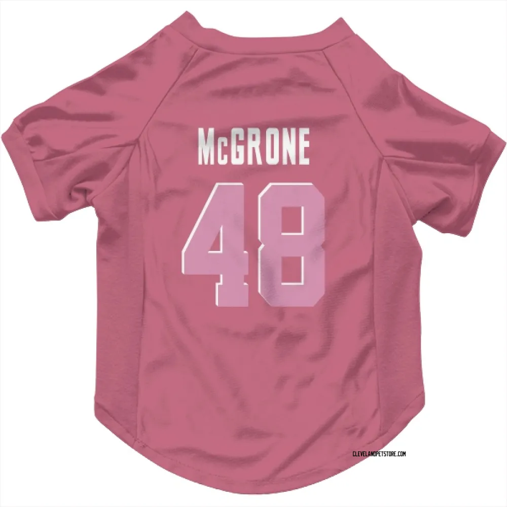Cleveland Browns Cameron McGrone Pink Pet Jersey for Dog & Cat