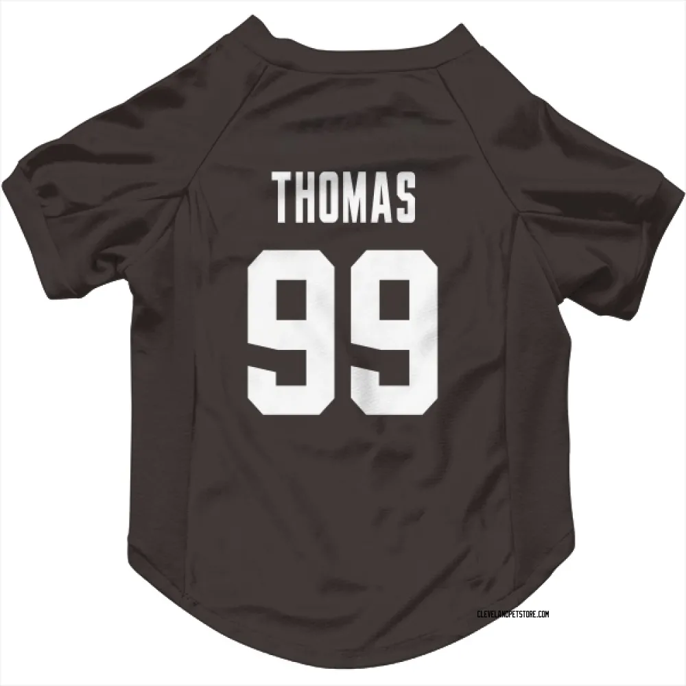 Cleveland Browns Cameron Thomas Brown Pet Jersey for Dog & Cat