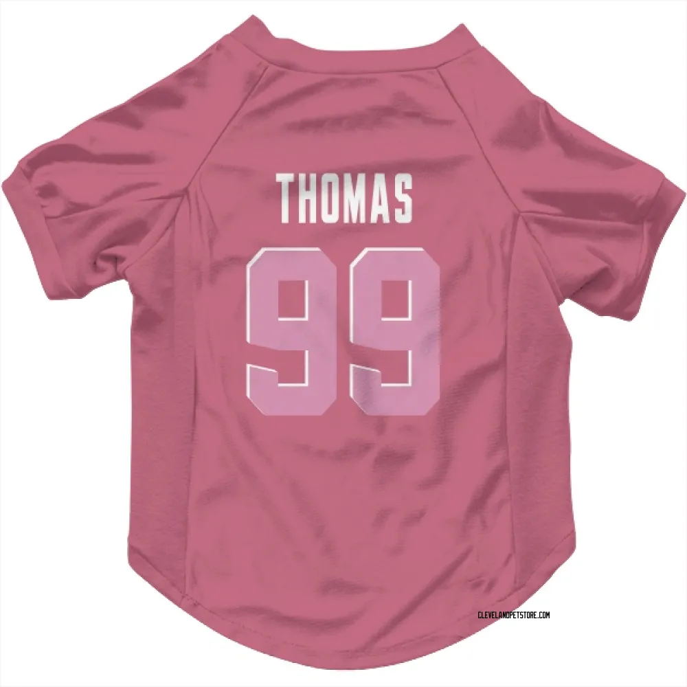 Cleveland Browns Cameron Thomas Pink Pet Jersey for Dog & Cat