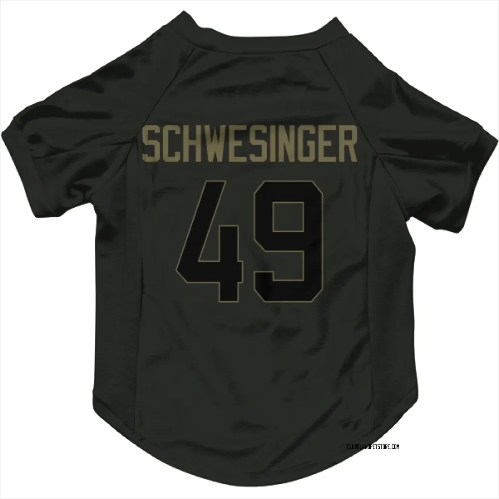 Cleveland Browns Carson Schwesinger Black Service Pet Jersey for Dog & Cat