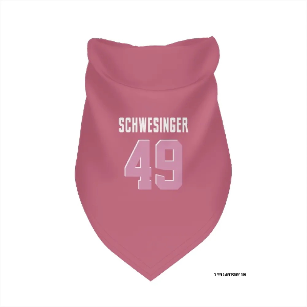 Cleveland Browns Carson Schwesinger Pink Pet Bandana for Dog & Cat