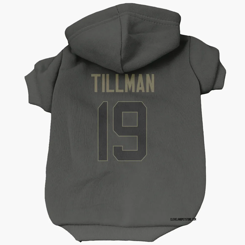 Cleveland Browns Cedric Tillman Black Service Pet Hoodie for Dog & Cat