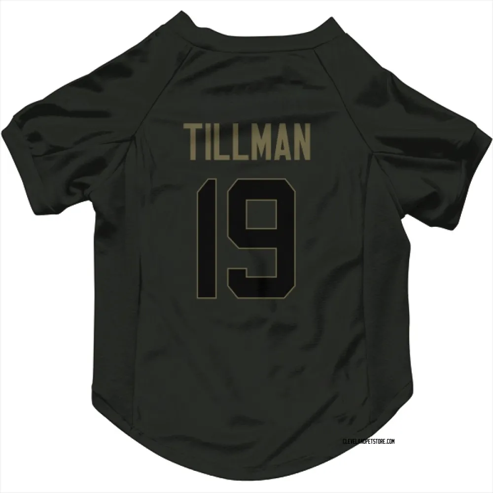 Cleveland Browns Cedric Tillman Black Service Pet Jersey for Dog & Cat