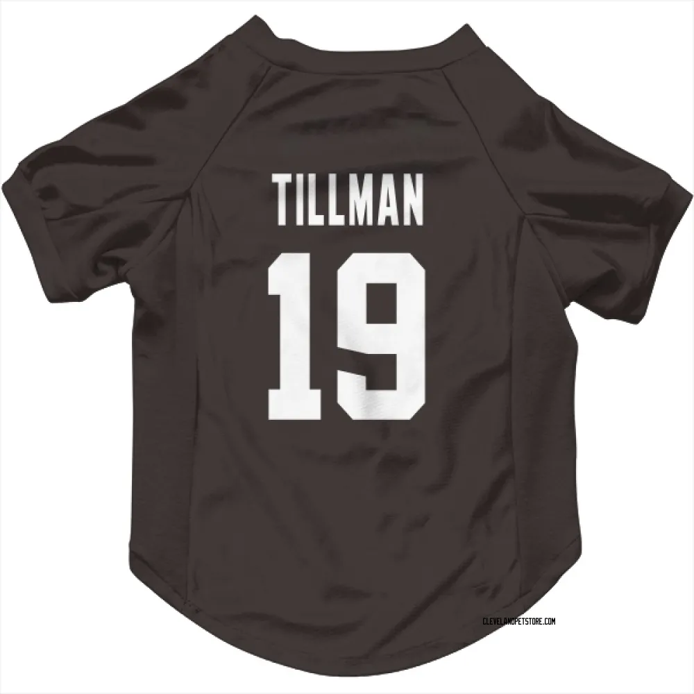Cleveland Browns Cedric Tillman Brown Pet Jersey for Dog & Cat