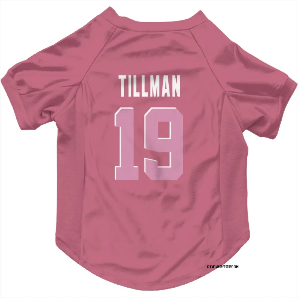 Cleveland Browns Cedric Tillman Pink Pet Jersey for Dog & Cat