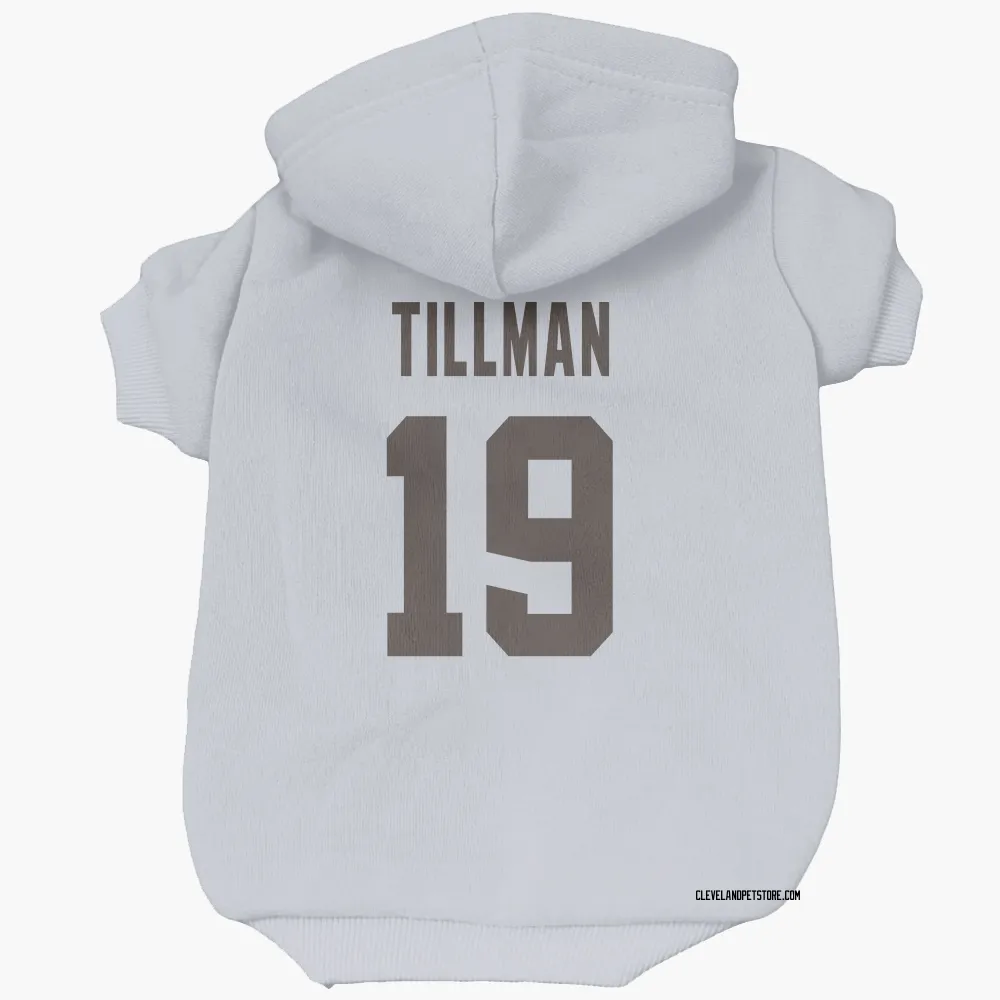 Cleveland Browns Cedric Tillman White Pet Hoodie for Dog & Cat