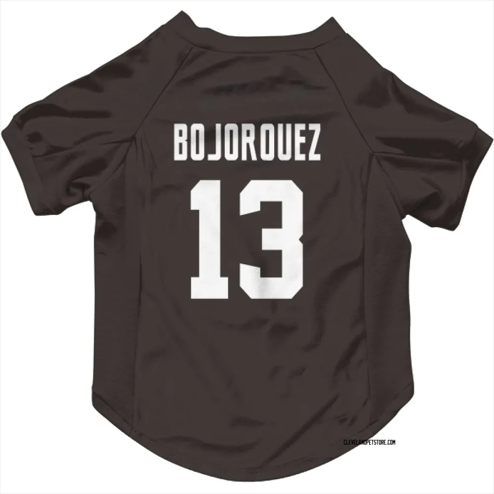 Cleveland Browns Corey Bojorquez Brown Pet Jersey for Dog & Cat