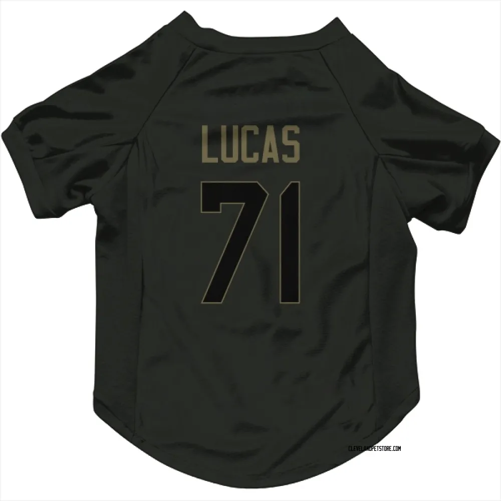 Cleveland Browns Cornelius Lucas Black Service Pet Jersey for Dog & Cat