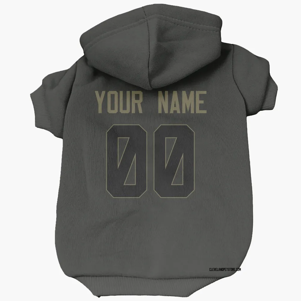 Cleveland Browns Custom Black Service Pet Hoodie for Dog & Cat